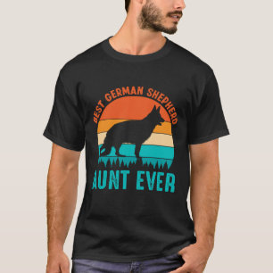 T-shirt Meilleur berger allemand CHAUNT JAMAIS Vintage