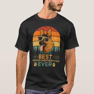 T-shirt Meilleur Berger Allemand Meilleur Style Rétro Homm