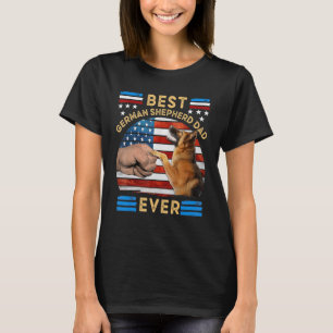 T-shirt Meilleur Berger Allemand Papa Jamais Chien Fête de