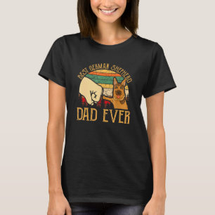 T-shirt Meilleur Berger Allemand Papa Jamais Chien Tee - s