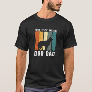 T-shirt Meilleur Berger Allemand Papa Jamais vêtement Chie