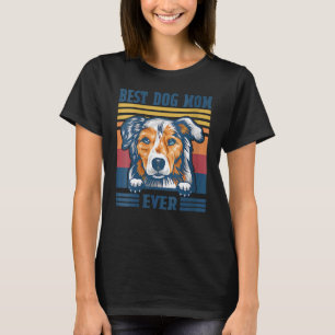 T-shirt Meilleur Berger Australien Maman Jamais Chien Mama