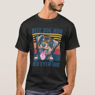 T-shirt Meilleur Berger Australien Maman Jamais Chien Mama