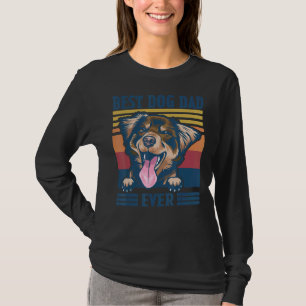 T-shirt Meilleur Berger Australien Papa Jamais Chien Papa