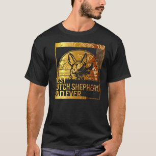 T-shirt Meilleur Berger Néerlandais Papa Ever chien père p