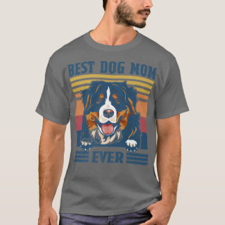 T-shirt Meilleur Bernese Mountain Maman Jamais Drôle Chien