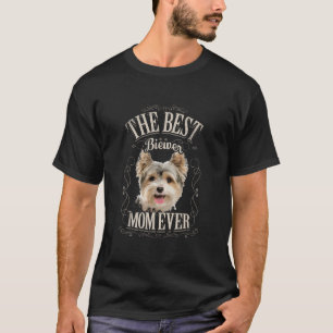 T-shirt Meilleur Biewer Maman Jamais Drôle Biewer Terrier