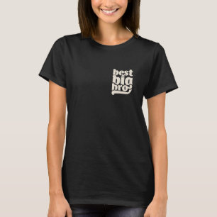 T-shirt Meilleur Big Bro pour les enfants en bas âge et la