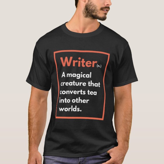 T-shirt Meilleur Blogger Novelist Auteur Drôle Ecriture Dé (Devant)
