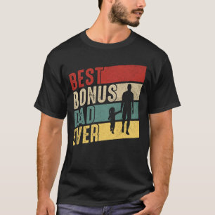 T-shirt Meilleur Bonus Papa Jamais Fête des pères Bonus Pa