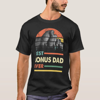 T-shirt Meilleur Bonus Papa Jamais Vintage Pour Homme Clas