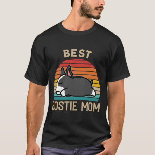T-shirt Meilleur Boston Terrier Maman Pour Les Femmes
