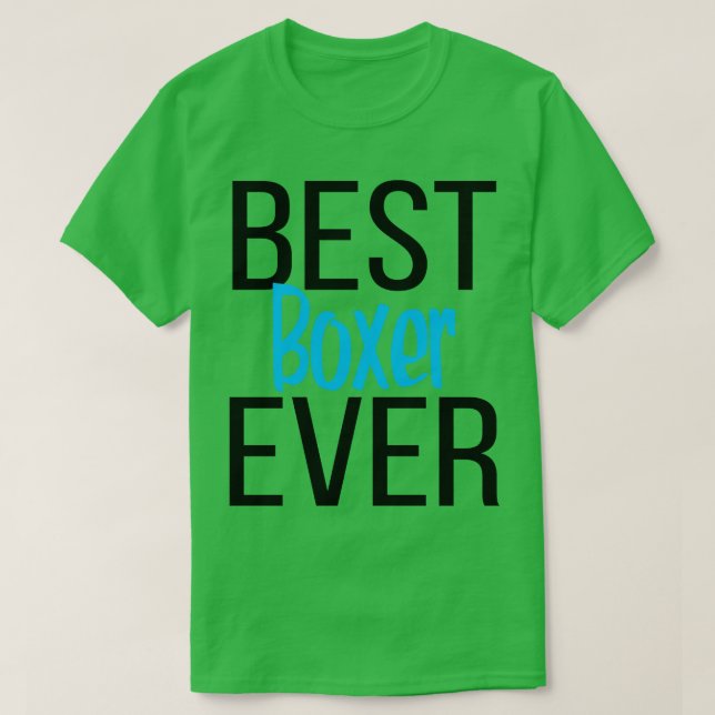 T-shirt Meilleur Boxe jamais 1 (Design devant)