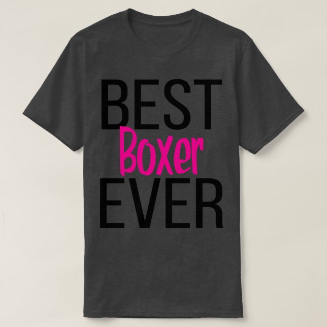T-shirt Meilleur Boxer Ever 2 (Design devant)