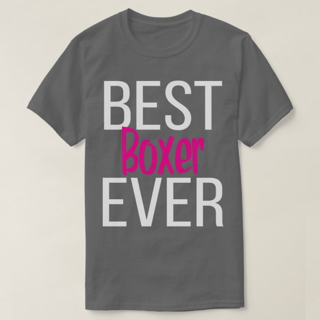 T-shirt Meilleur Boxer Ever 3 (Design devant)