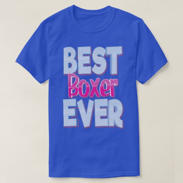 T-shirt Meilleur Boxer Ever 5 (Design devant)