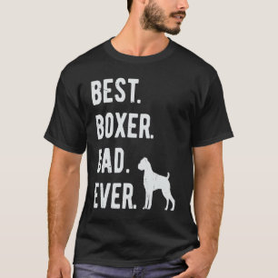 T-shirt Meilleur Boxer Papa Jamais Mens Boxer Chien Papa