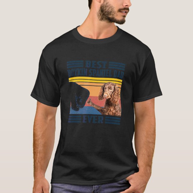 T-shirt Meilleur Boykin Spaniel Papa Ever Chien Fête des p (Devant)