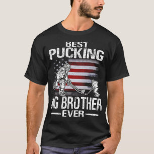 T-shirt Meilleur BROTHER GROS Jamais Hockey US Drapeau Fat