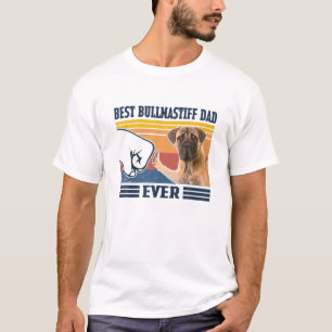 T-shirt Meilleur Bullmastiff papa Jamais Drôle Chien Lover