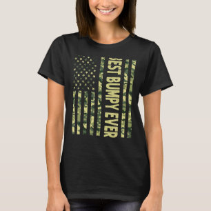 T-shirt Meilleur Bumpy jamais Us Drapeau Américain Grandpa