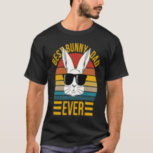 T-shirt Meilleur Bunny Papa Jamais Vintage Père Rabin Homm