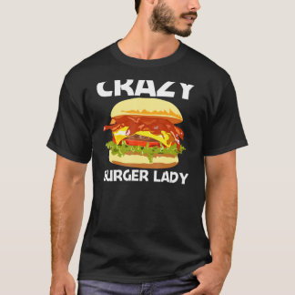 T-shirt Meilleur Burger Design Pour Femmes Maman Hamburger