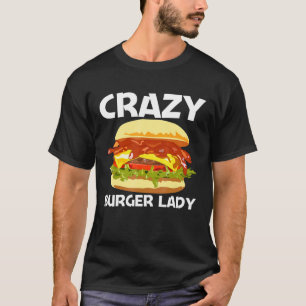 T-shirt Meilleur Burger Design Pour Femmes Maman Hamburger