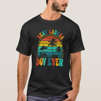 T-shirt Meilleur Cabana Boy Jamais Coucher De Soleil Palmi