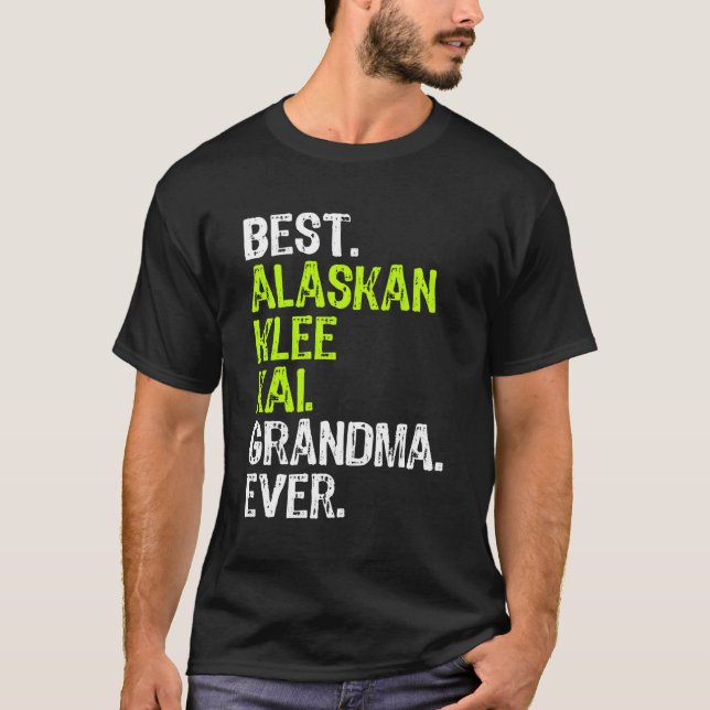 T-shirt Meilleur cadeau Amoureux des chiens Alaskan Klee K (Devant)
