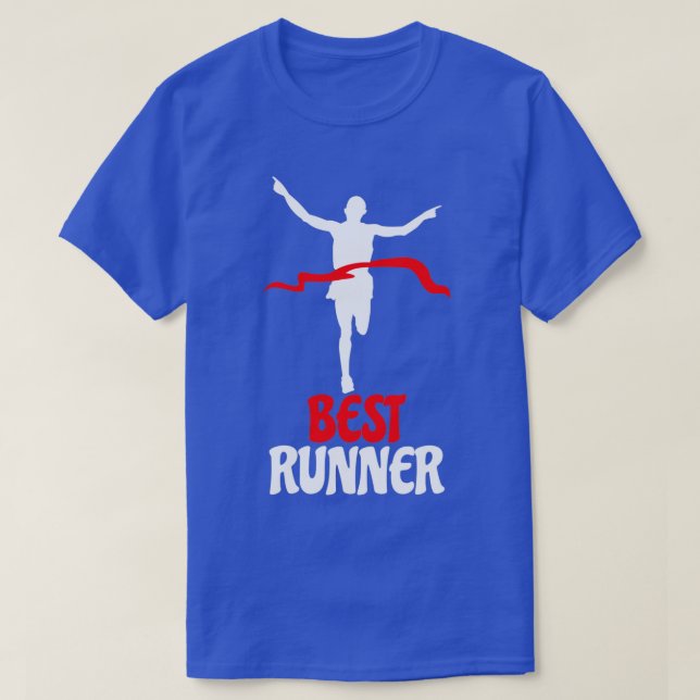 T-shirt Meilleur cadeau de course (Design devant)