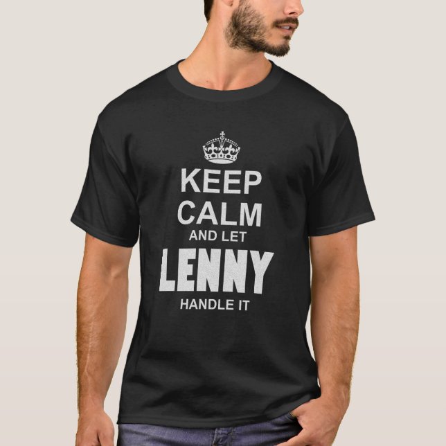 T-shirt Meilleur cadeau pour LENNY- LENNY nommé (Devant)