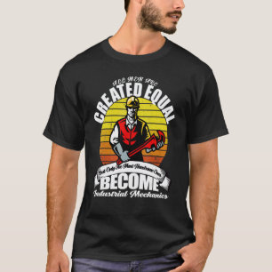 T-shirt Meilleur Cadeau Pour Mécanicien Industriel Idéal