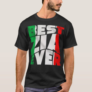 T-shirt Meilleur Cadeau Zia Ever Cadeau Italien Tante Aime