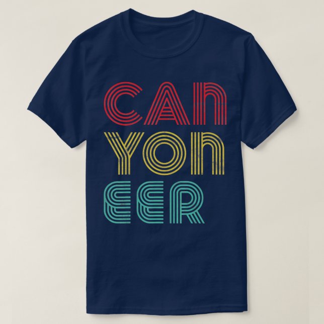 T-shirt Meilleur Canyoneer jamais Canyoneering Adventures  (Design devant)