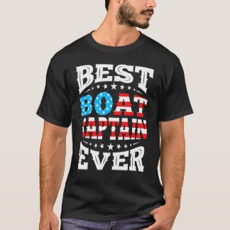T-shirt Meilleur capitaine de bateau de tous les temps 4 j
