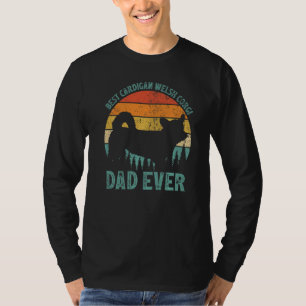 T-shirt Meilleur Cardigan Vintage pour Papa de Corgi Gallo