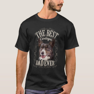 T-shirt Meilleur Cardigan Welsh Corgi Papa Jamais Amoureux