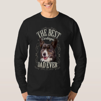 T-shirt Meilleur Cardigan Welsh Corgi Papa Jamais Chien Vi