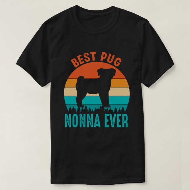 T-shirt Meilleur Carlin NONNA JAMAIS Vintage (Design devant)