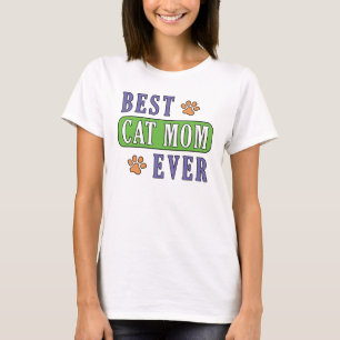 T-shirt Meilleur Cat Maman jamais