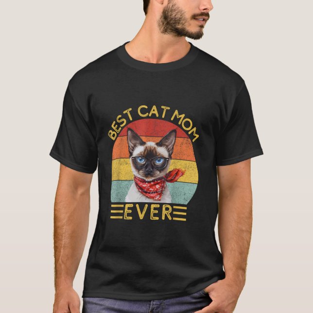 T-shirt Meilleur Cat Maman jamais (Devant)