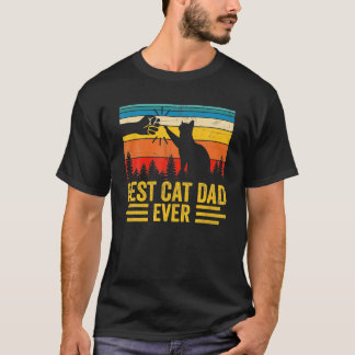 T-shirt Meilleur Cat Papa Ever Funny Cat Daddy Father Day