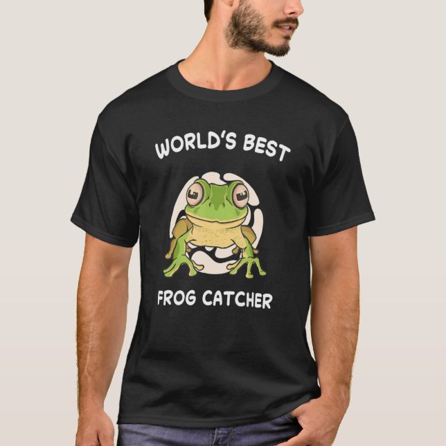 T-shirt Meilleur chasseur de grenouilles au monde Amphibia (Devant)