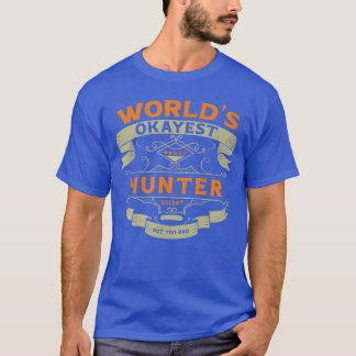 T-shirt Meilleur Chasseur du Monde Label Vintage Drôle Sar