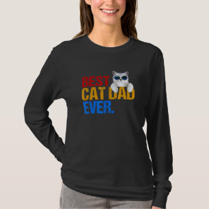 T-shirt Meilleur Chat Homme Papa Jamais Fun Chat Propriéta