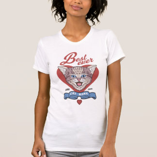 T-shirt Meilleur Chat Mama