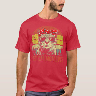 T-shirt Meilleur Chat Maman Ever Amoureux des chats Cool L