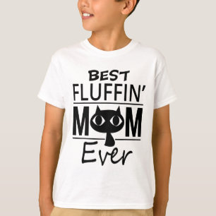 T-shirt Meilleur Chat Maman Ever Fête des Mères Cadeau Fil