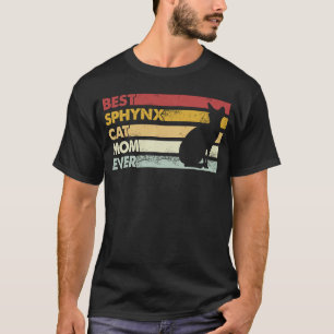 T-shirt Meilleur Chat Maman Ever Mère Sphynx Chat
